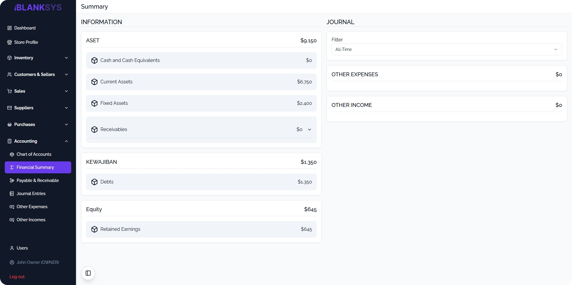 BLANKSYS - ERP System for hardware retail & Distributor screenshot 1
