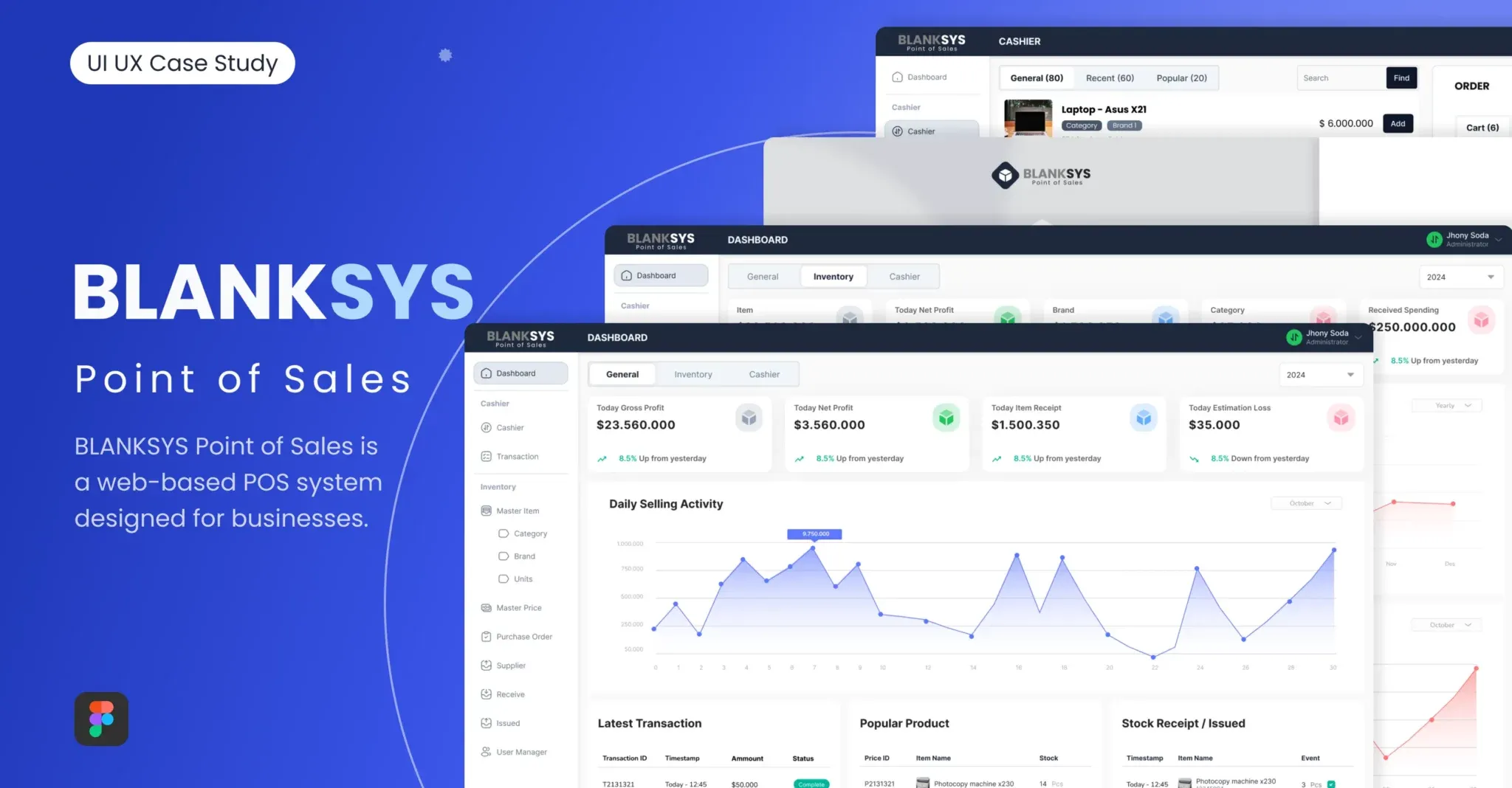 Blanksys — Point of Sales App